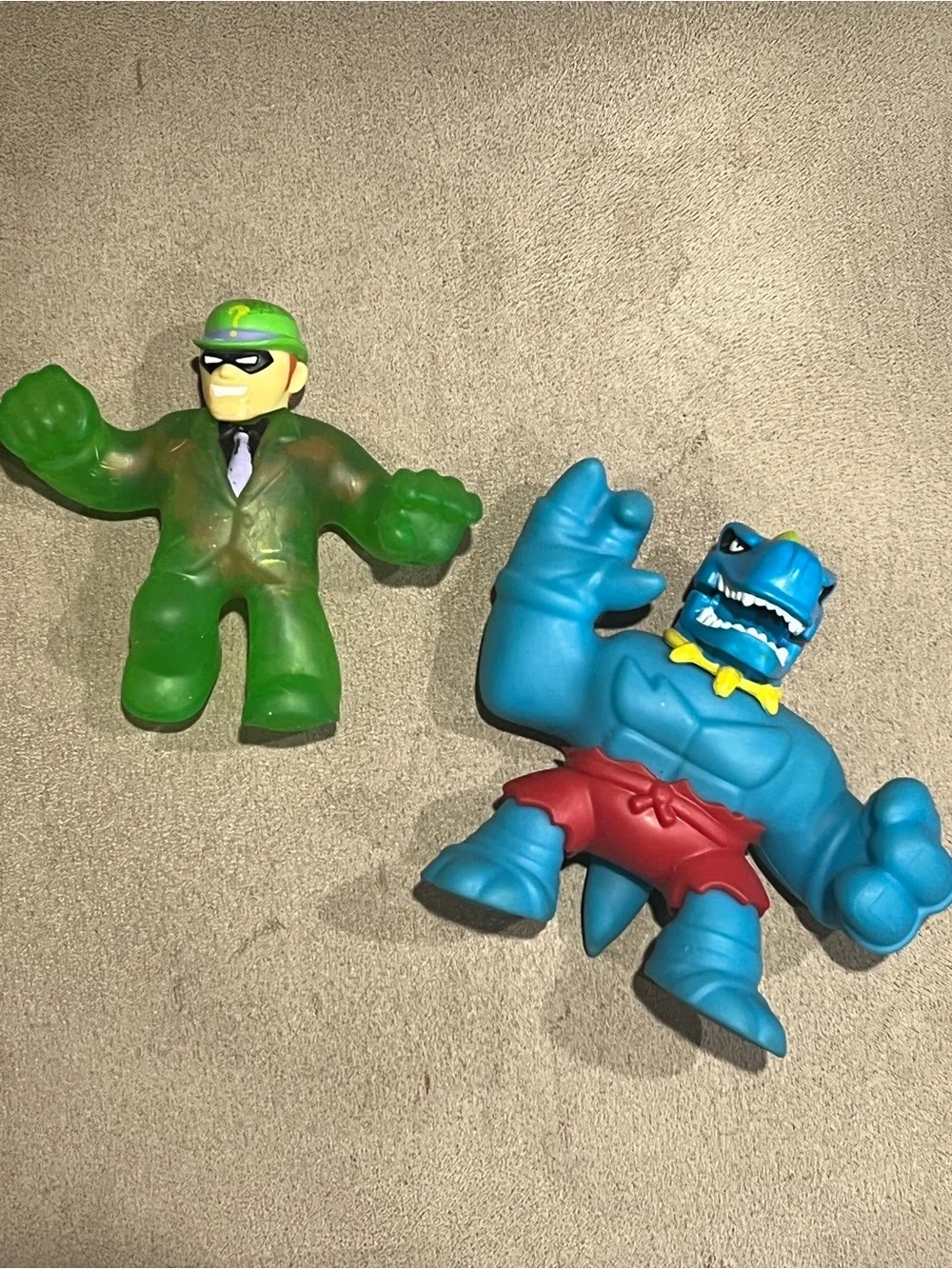 Heroes of Goo Jit Zu Shifters The Riddler & Dino power Action Figure set of 2